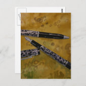 Stift antike Kunst Postkarte (Vorne/Hinten)