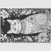 Stift Art Cat 1 Decoupage Paper Seidenpapier (Vorderseite)