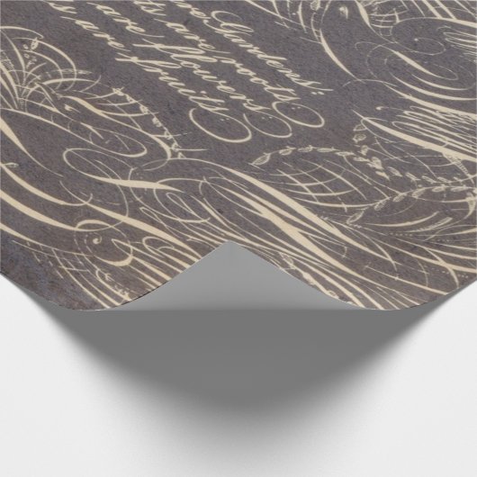 Stift blühen 60lb Decoupage Blätter 30" x 6" Geschenkpapier (Ecke)