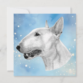 Stift Bull Terrier zeichnend