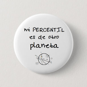 Stift des Perzentils ist von ein ander Planeten Button