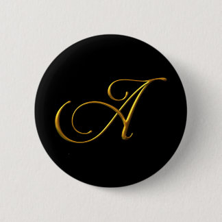 Stift Elegant Monogram Letter A. Button