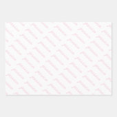 Stift für Ihren Namen hinzufügen | Lavender Cursiv Geschenkpapier Set (Vorderseite 2)