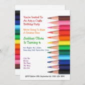 Stift für Kunst und Handwerk Einladung (Vorne/Hinten)