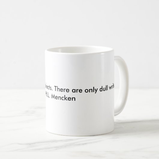 Stift-für-Mieteschreibens-Zitat-Tasse Kaffeetasse (VorderseiteRechts)