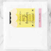 Stift für Stiftlehrer Rechteckiger Aufkleber (Tasche)