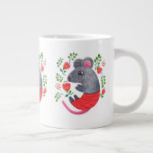 Stift gezeichnet Maus Jumbo-Tasse (Rechts)