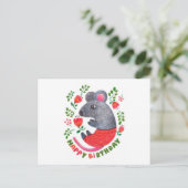Stift gezeichnet Maus Postkarte (Stehend Vorderseite)