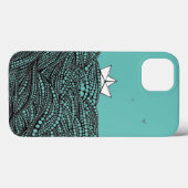 Stift gezeichnet Papierboot Origami Case-Mate iPhone Hülle (Rückseite (Horizontal))