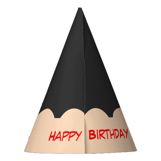 Stift Grafik Geburtstag Partyhütchen (Rückseite)