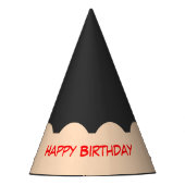 Stift Grafik Geburtstag Partyhütchen (Vorderseite)