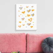 Stift Kunsthörer überzogene Canvas drucken Leinwanddruck (Insitu (Wohnzimmer))