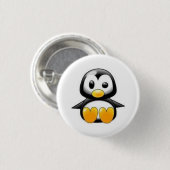 stift lebhafter Pinguin Button (Vorne & Hinten)