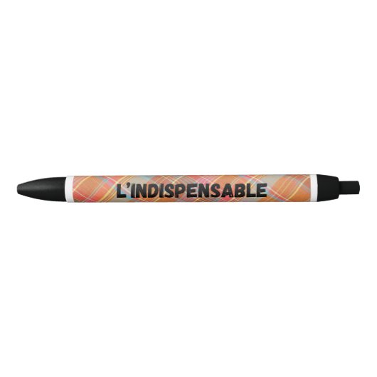 Stift „L'INDISPENSABLE“ (schwarz & blau) (Vorderseite)
