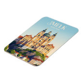 Stift Melk Österreich Magnet (Linke Seite)