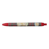 Stift mit Apfelkern, Apfelkuchen und niedlichem Ma (Vorderseite)