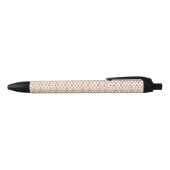 Stift mit einem hellrosa Blumenmuster (Oberseite)