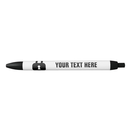 Stift mit klassischem Vorhängeschloss-Design (Vorderseite)