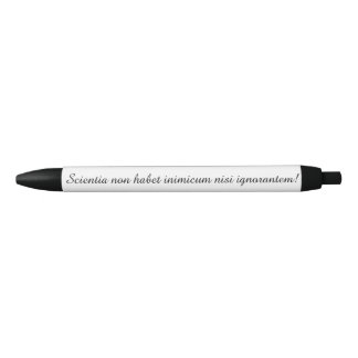 Stift mit lateinischem Sprichwort (Wissen hat