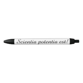 Stift mit lateinischem Sprichwort (Wissen ist