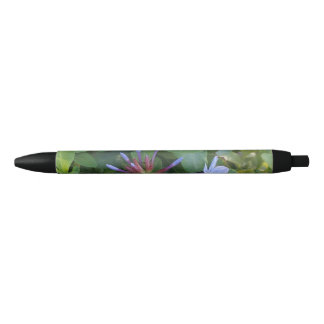 Stift mit lila-blauer Blume