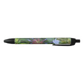 Stift mit lila-blauer Blume (Unterseite)