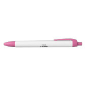 Stift mit schwarzer Trimmlinie, schwarze Tinte (Oberseite)