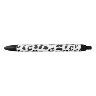 Stift mit schwarzer Umrandung - Leopardenmuster - 