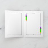 Stift nur eine Grußkarte Karte (Innenseite)