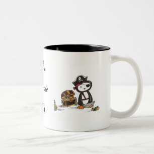 Stift-Pirat Zweifarbige Tasse