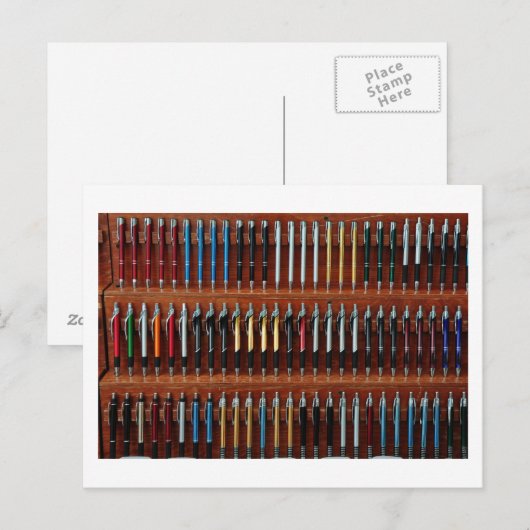 Stift Postkarte (Vorne/Hinten)