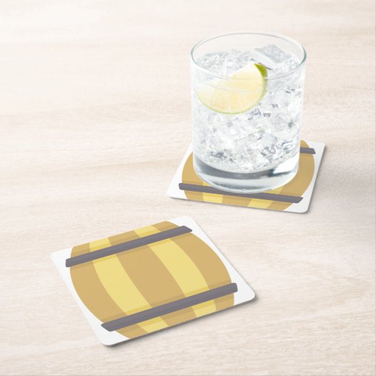 Stift Rechteckiger Pappuntersetzer (Vor Ort)