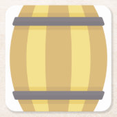 Stift Rechteckiger Pappuntersetzer (Vorderseite)