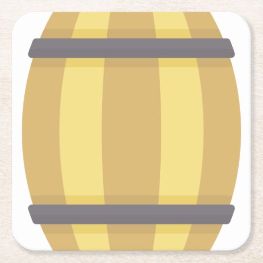 Stift Rechteckiger Pappuntersetzer (Vorderseite)