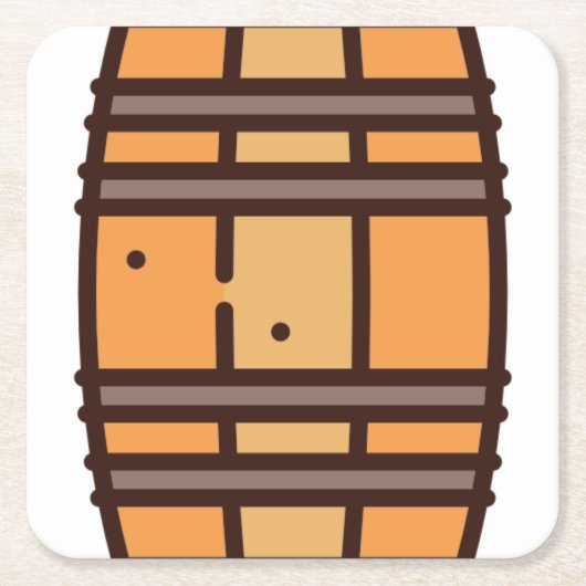 stift rechteckiger pappuntersetzer (Vorderseite)