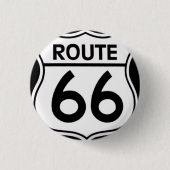 Stift „ROUTE 66 " Button (Vorderseite)