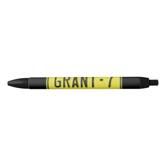 Stift-schwarze Tinte Grants 7 Kugelschreiber (Vorderseite)