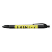 Stift-schwarze Tinte Grants 7 Kugelschreiber (Oberseite)