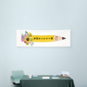 Stift Sonnenblume Klassenzimmer Banner (Messeveranstaltung)