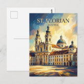Stift St. Florian Österreich Postkarte (Vorne/Hinten)