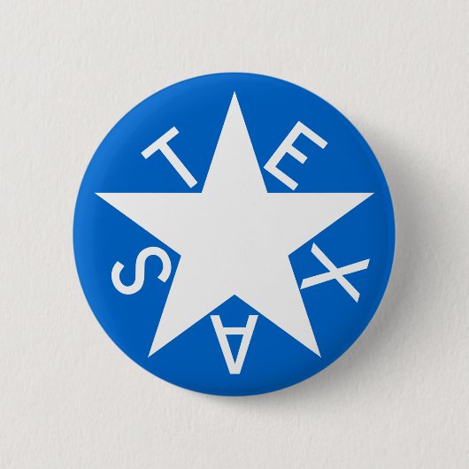 Stift Texas De Zavala Flag Button (Vorderseite)