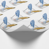 Stift und Bleistift Geschenkpapier (Ecke)