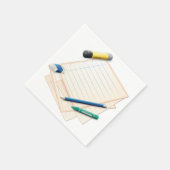 Stift und Papier Napkins Serviette (Ecke)