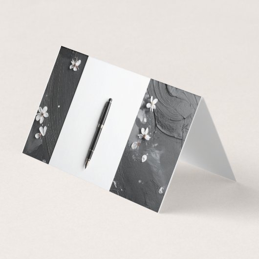 Stift und Papier Visitenkarten (Vorderseite)