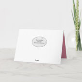 Stift und Stift Save the Date Ankündigung (Rückseite)