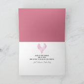 Stift und Stift Save the Date Ankündigung (Innenseite)