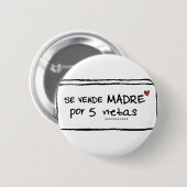 Stift „verbindet sich " „Mutter durch 5 netto Button (Vorne & Hinten)
