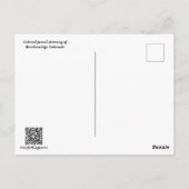 Stift Zeichnend Breckengrat, CO Postkarte (Rückseite)