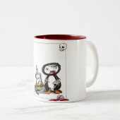 Stift-Zombie Zweifarbige Tasse (VorderseiteRechts)