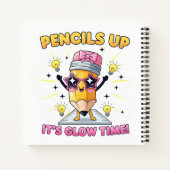 Stifte hoch Es ist langsam Notizblock (Rückseite)